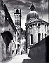 1954-Padova-La cattedrale,abside e campanile.